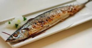 北海道産新秋刀魚の塩焼き