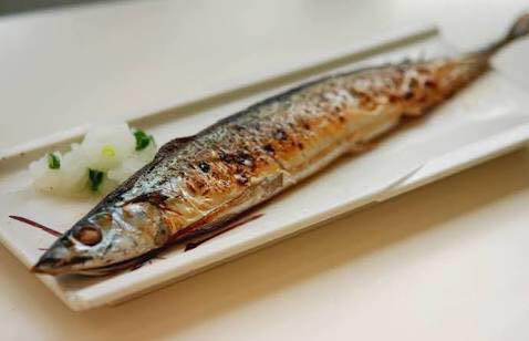 北海道産新秋刀魚の塩焼き